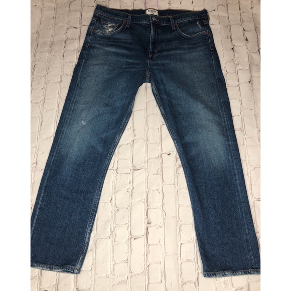 AGOLDE Isabel Mid Rise Slim Straight Jeans - Picture 2 of 8